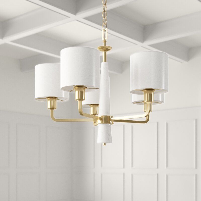 Carmeline 5 Light Lantern Traditional Chandelier thumbnail 2