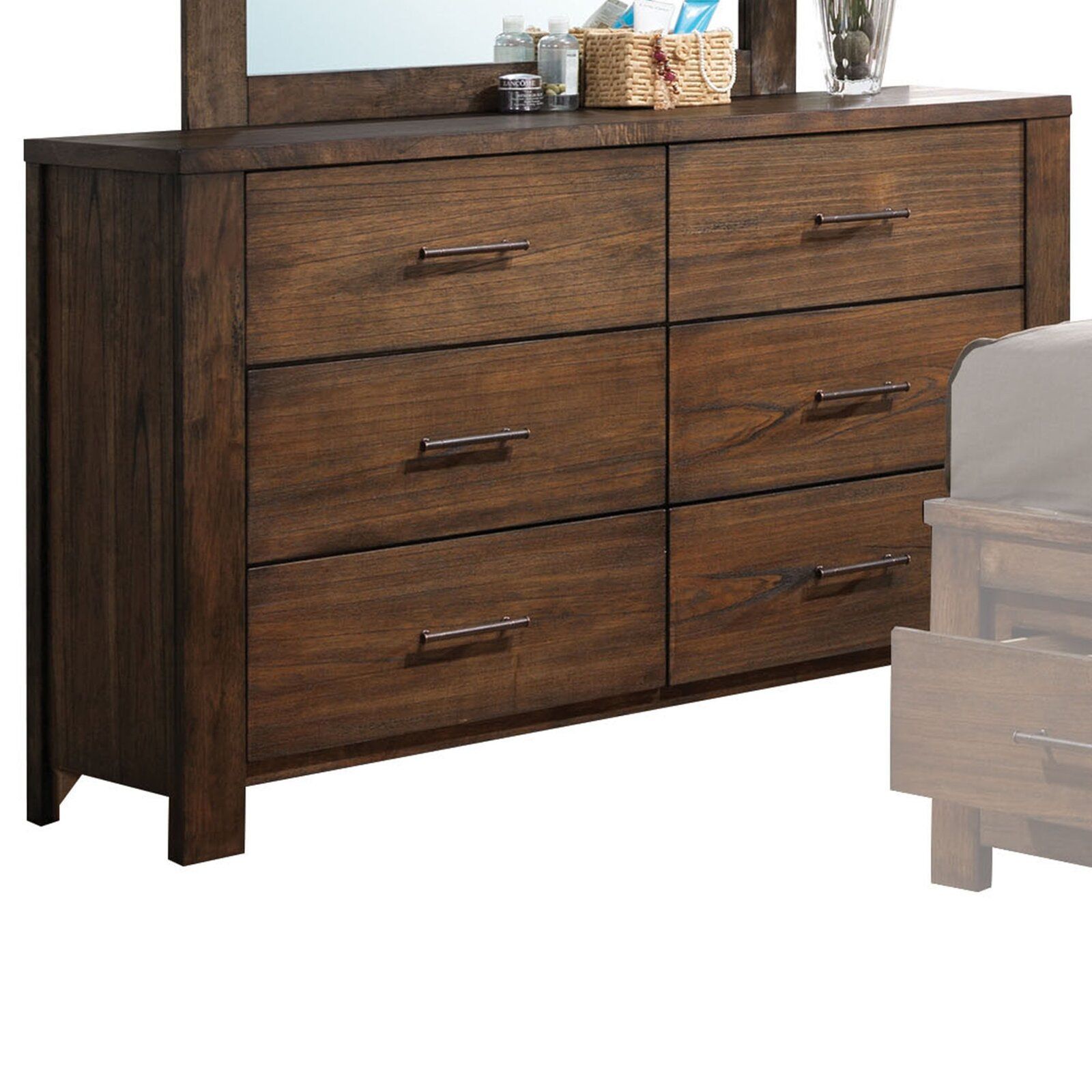 Mantorville 6 Drawer Double Dresser with Mirror thumbnail 2