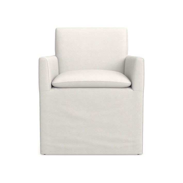 Laguna Slipcovered Dining Armchair thumbnail 2