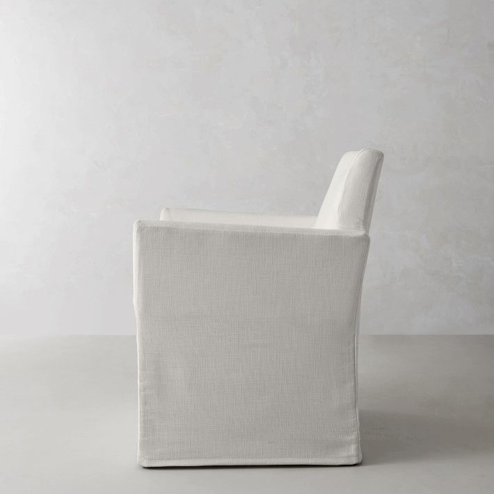 Laguna Slipcovered Dining Armchair thumbnail 3