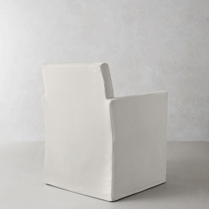 Laguna Slipcovered Dining Armchair thumbnail 4