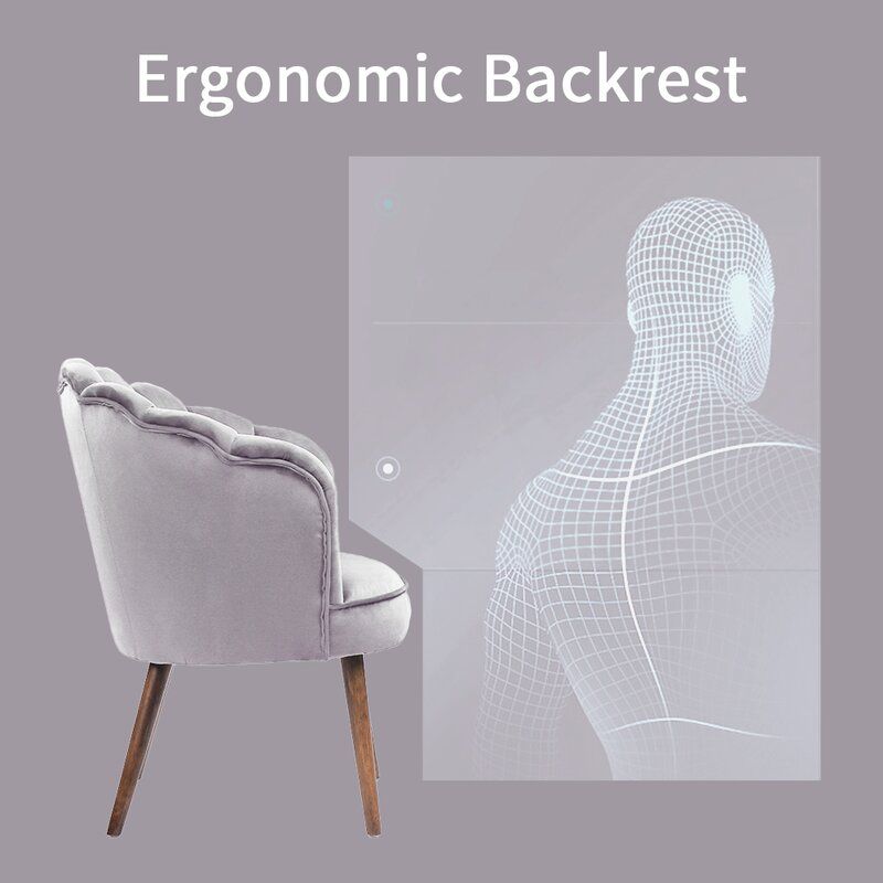 Hedvika Velvet Side Chair thumbnail 4