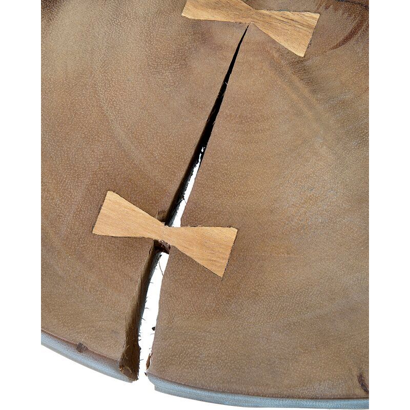 Selah Tall Solid Wood Tree Stump End Table thumbnail 8