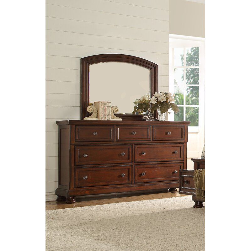 Prather Drawer Dresser with Mirror thumbnail 3