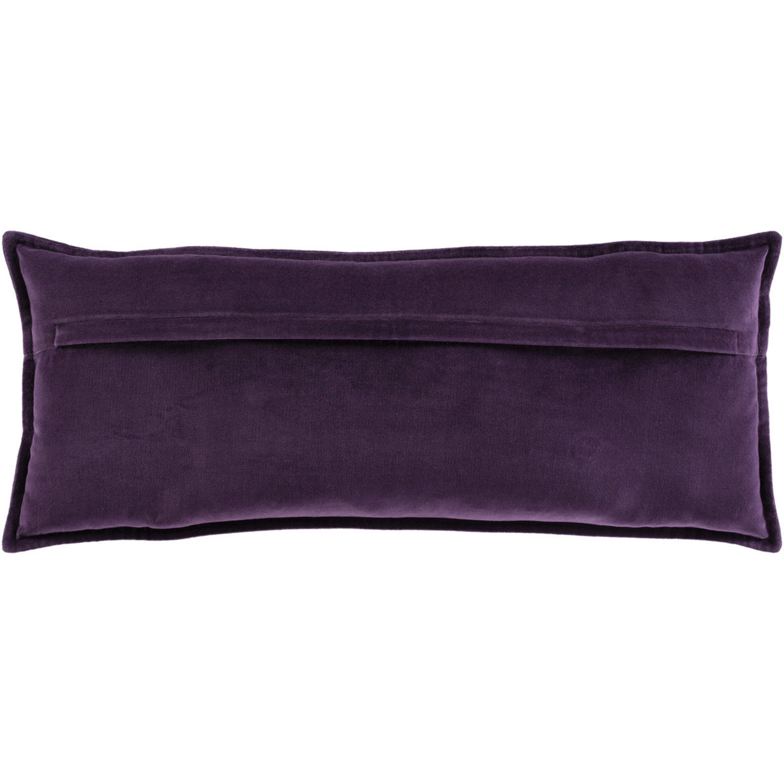 Velvet Lumbar Pillow With Insert 30"x12" thumbnail 3