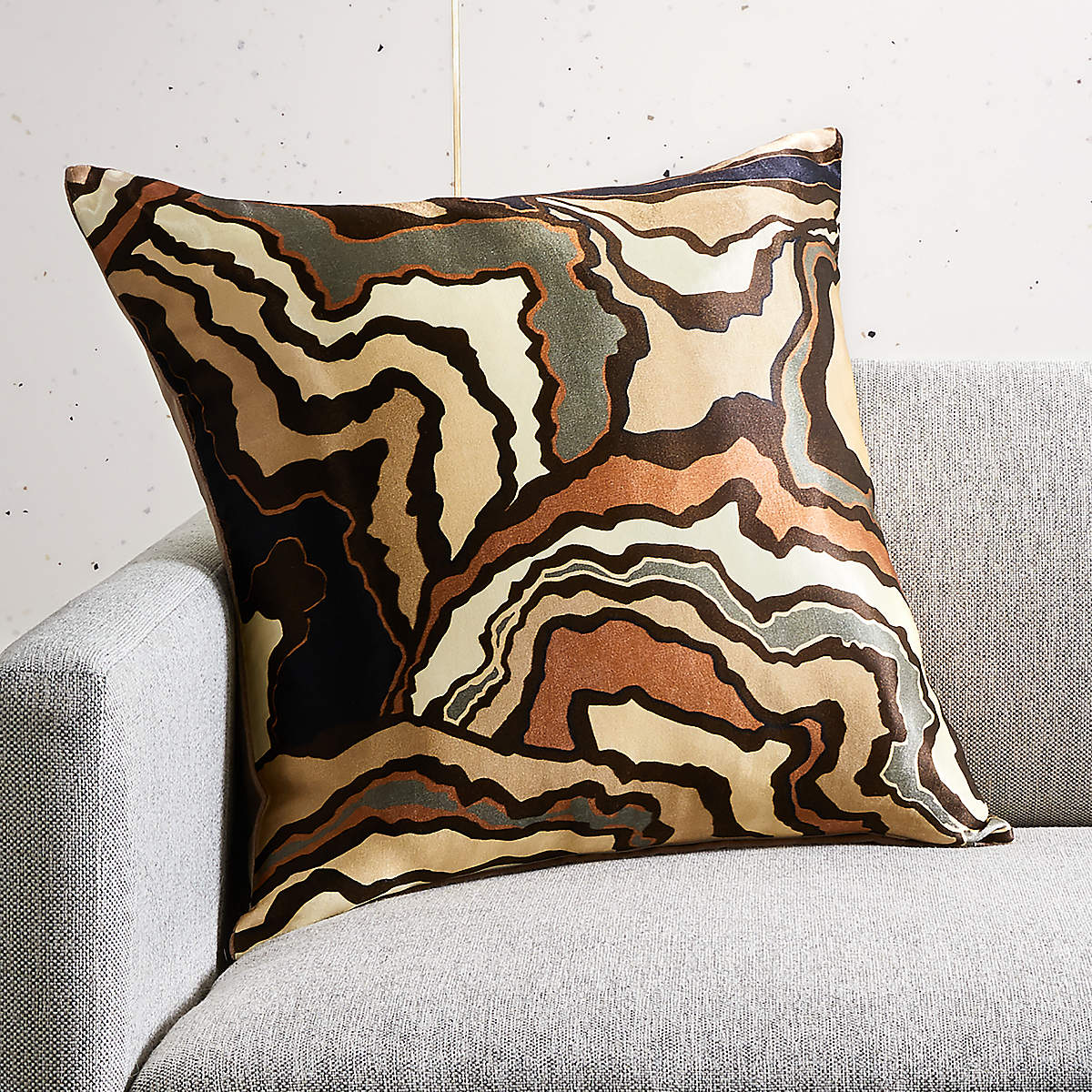 Ripple Pillow with Insert-20''x20'' thumbnail 4
