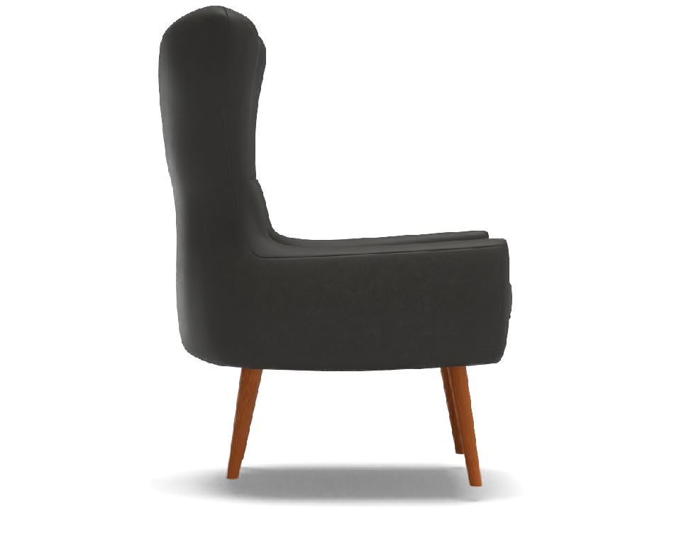 Erik Leather Wing Chair thumbnail 2