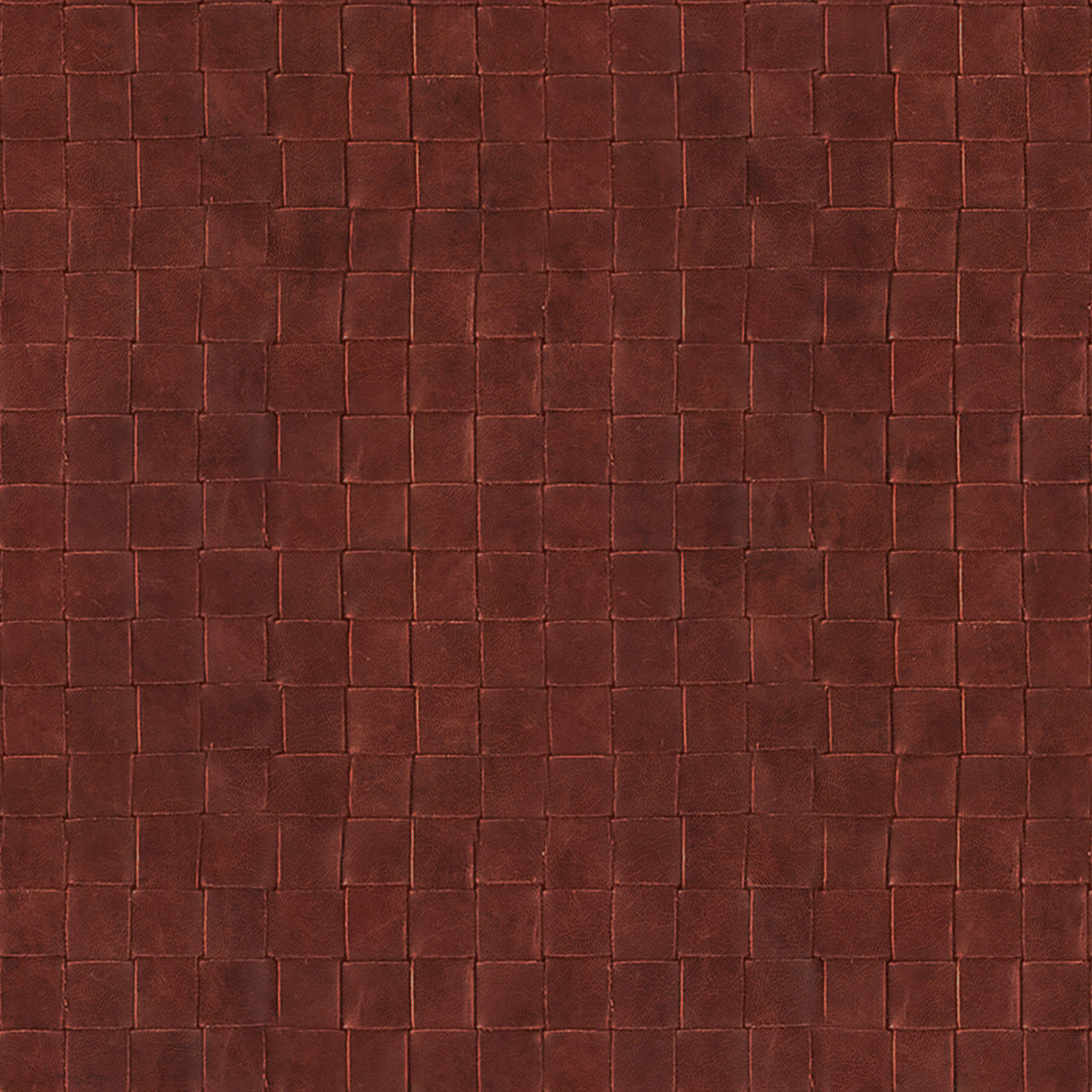 Woven Leather Pouf thumbnail 6