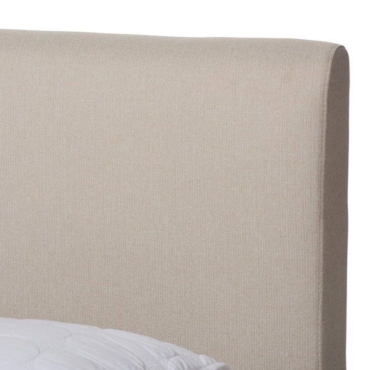 Mcrae Solid Wood And Upholstered Low Profile Platform Bed-Full thumbnail 4