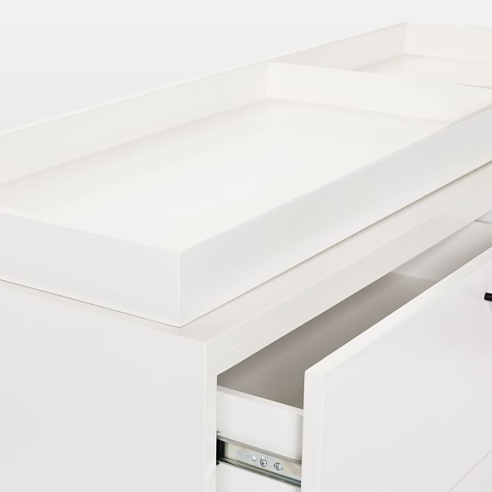 Modern 6-Drawer Changing Table And Topper thumbnail 3