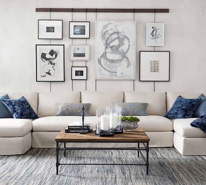 Layered Swirl Unframed Canvas -33"x48" thumbnail 2