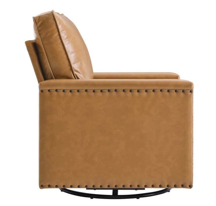 Shonta Vegan Leather Swivel Chair thumbnail 2