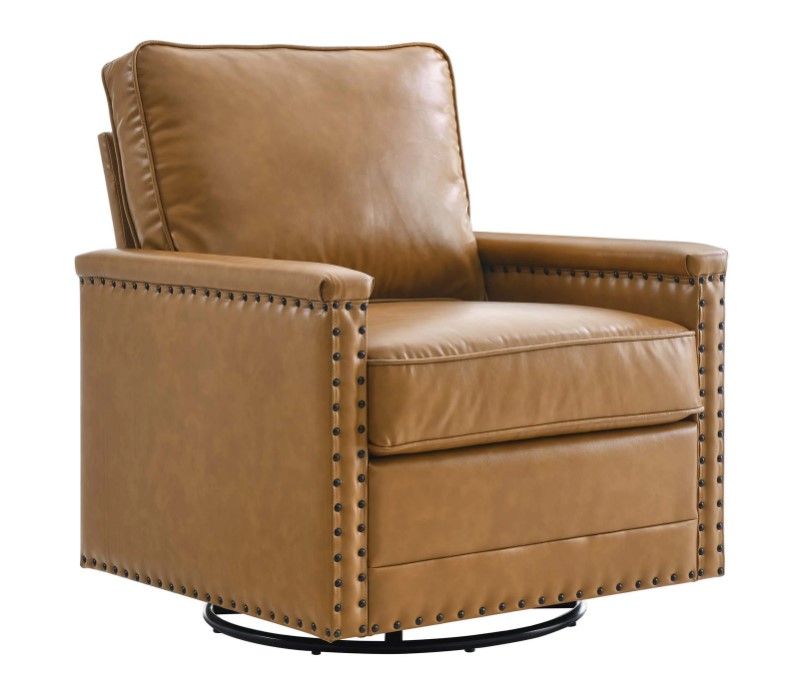 Shonta Vegan Leather Swivel Chair thumbnail 3
