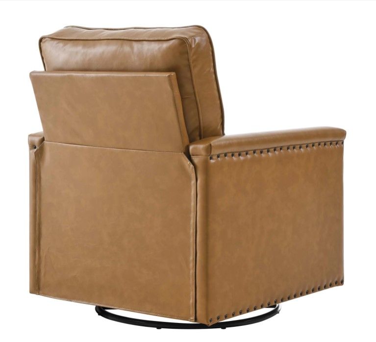 Shonta Vegan Leather Swivel Chair thumbnail 4