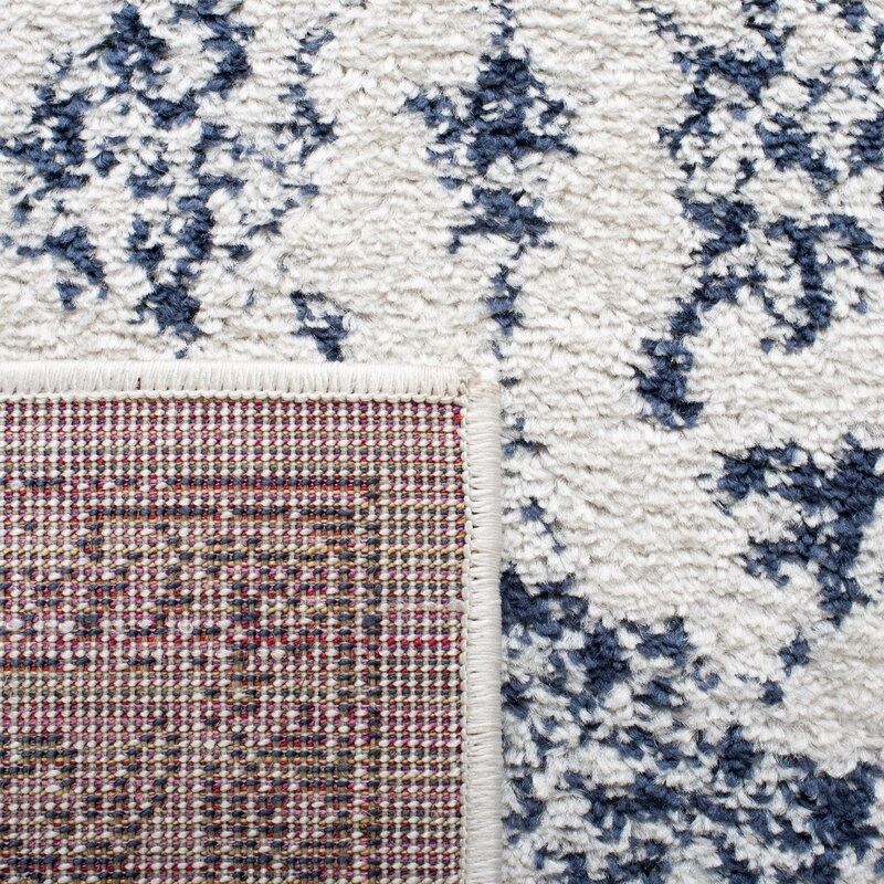 Ainslie Oriental Ivory Navy Area Rug-9'x12' thumbnail 4