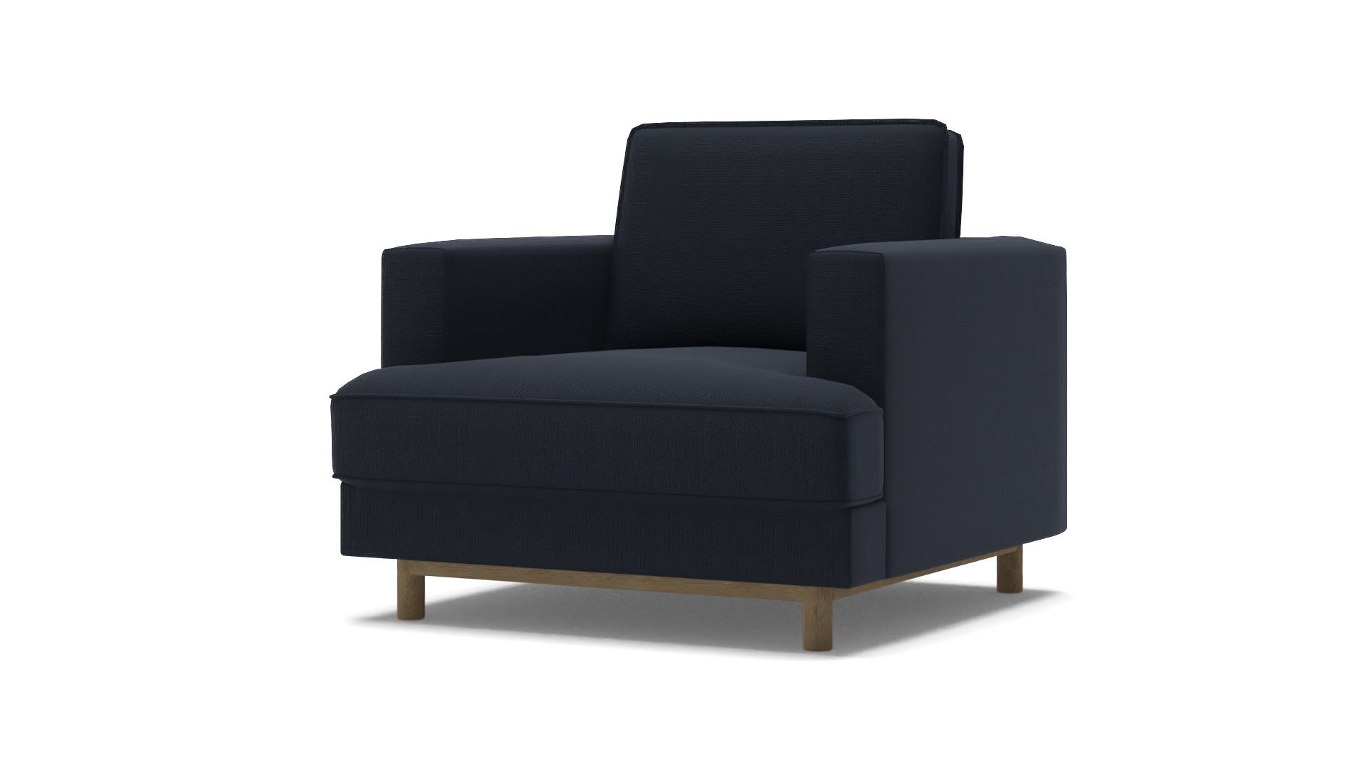 Brighton Square Arm Upholstered Armchair thumbnail 2