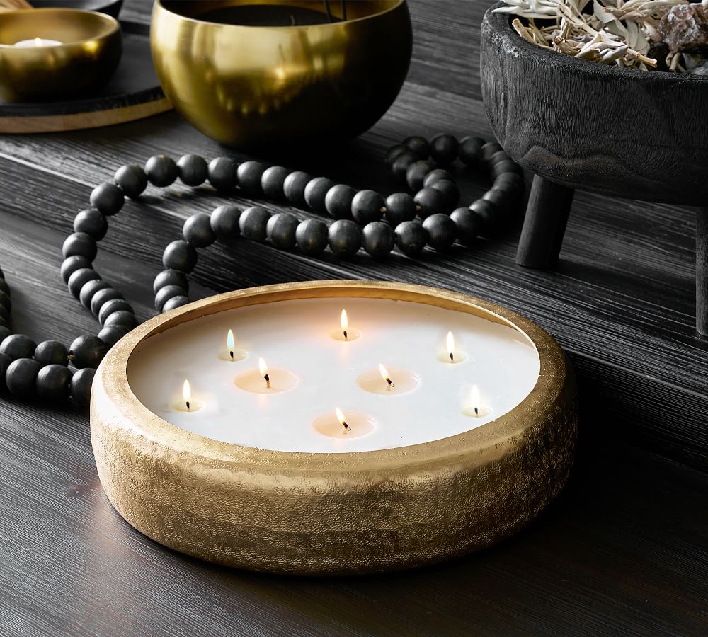 Mindfulness Brass Candle Painted Desert thumbnail 2