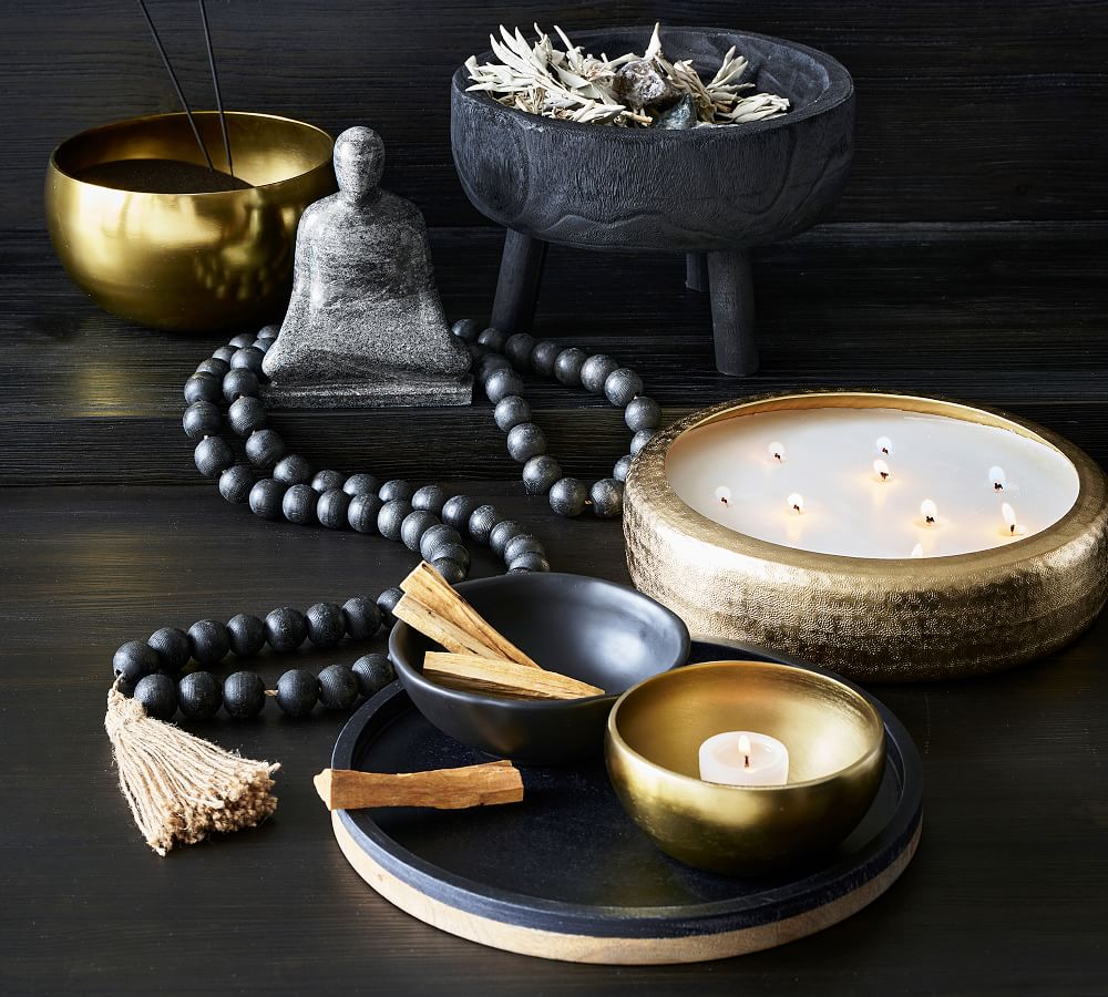 Mindfulness Brass Candle Painted Desert thumbnail 3