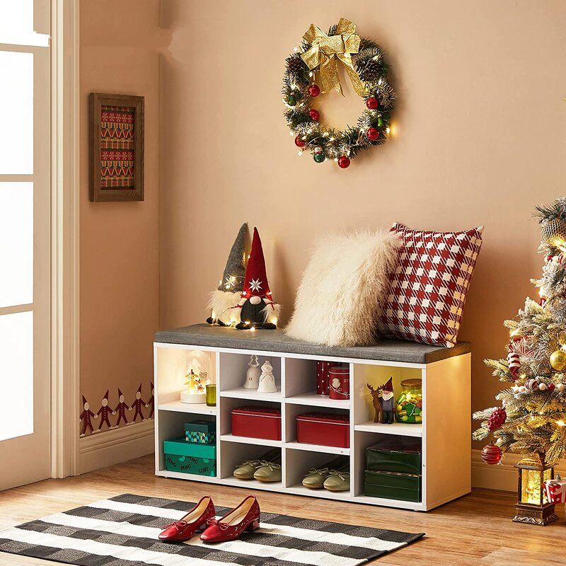 10 Pair Shoe Storage Bench thumbnail 2
