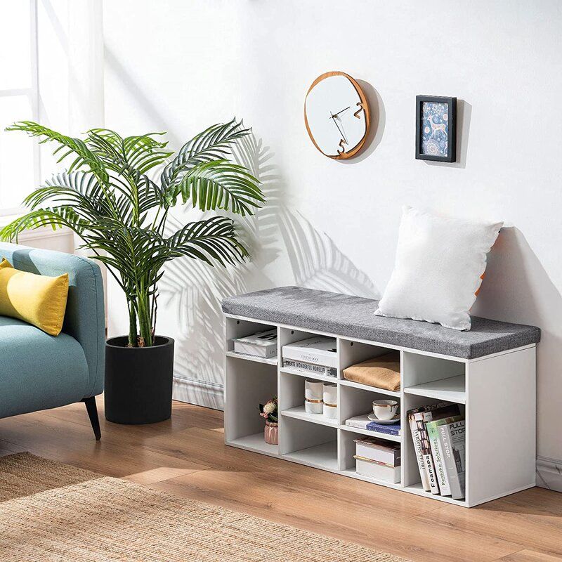 10 Pair Shoe Storage Bench thumbnail 3