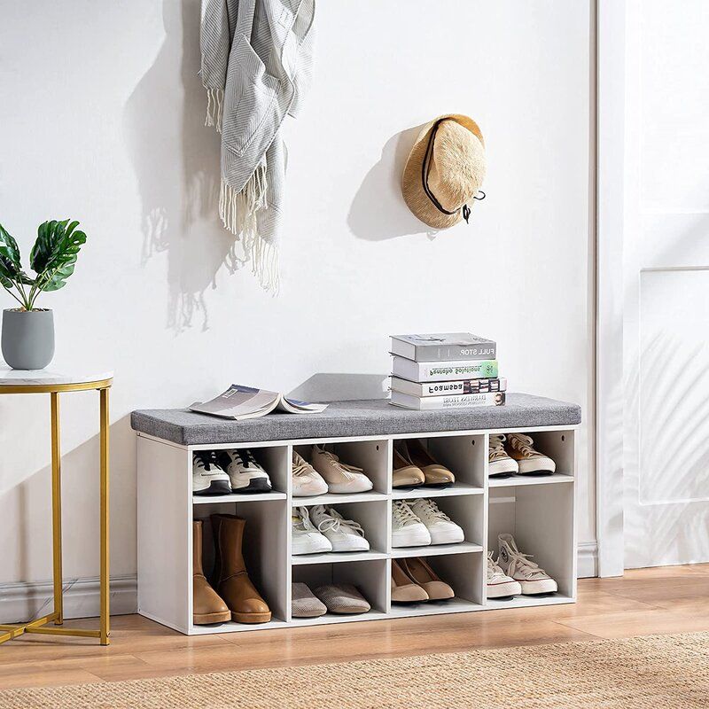 10 Pair Shoe Storage Bench thumbnail 4
