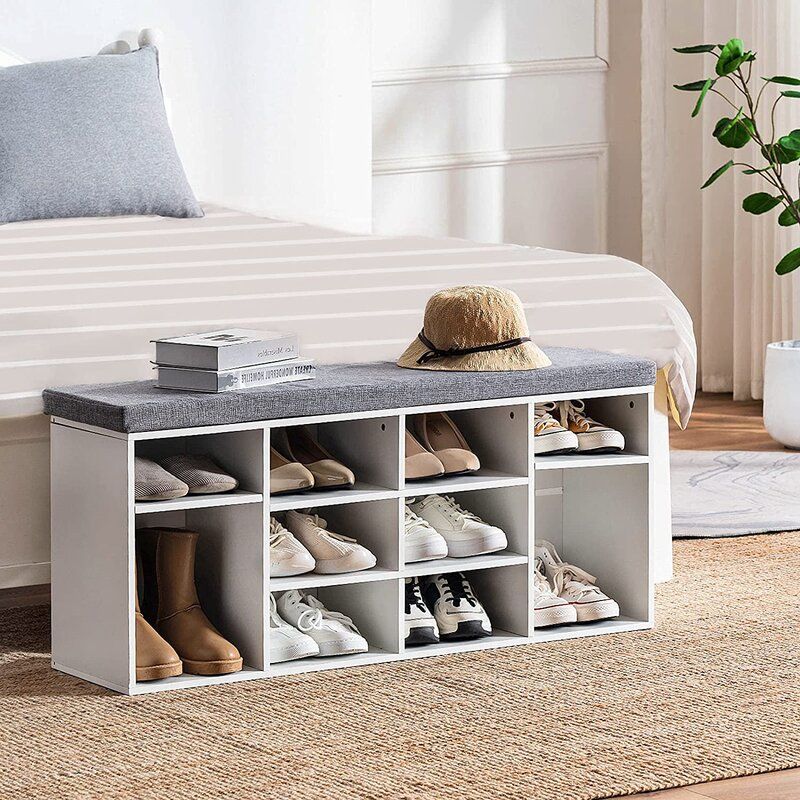 10 Pair Shoe Storage Bench thumbnail 5