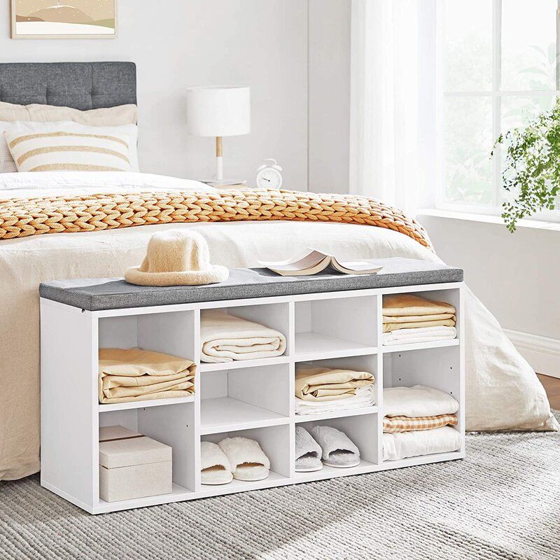 10 Pair Shoe Storage Bench thumbnail 6