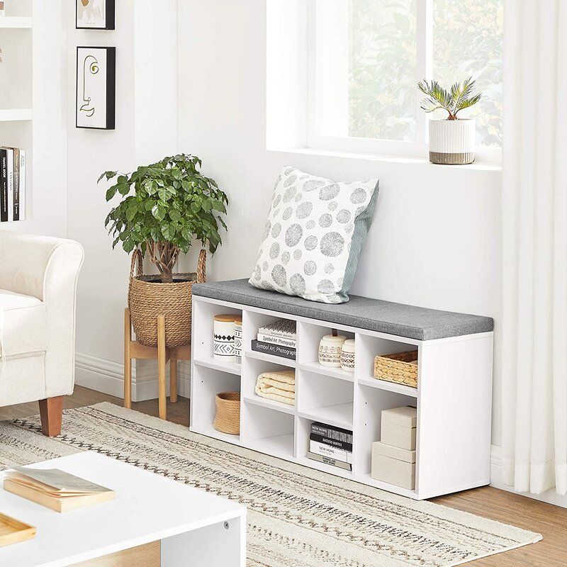 10 Pair Shoe Storage Bench thumbnail 7