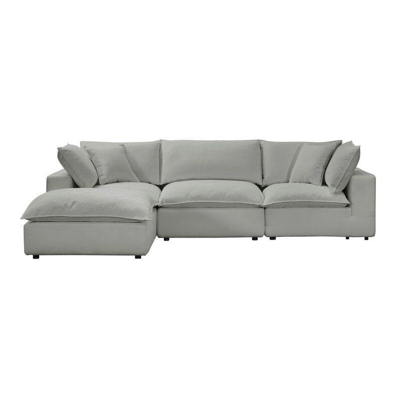 Marta Reversible Modular Sofa And Chaise with Ottoman thumbnail 3