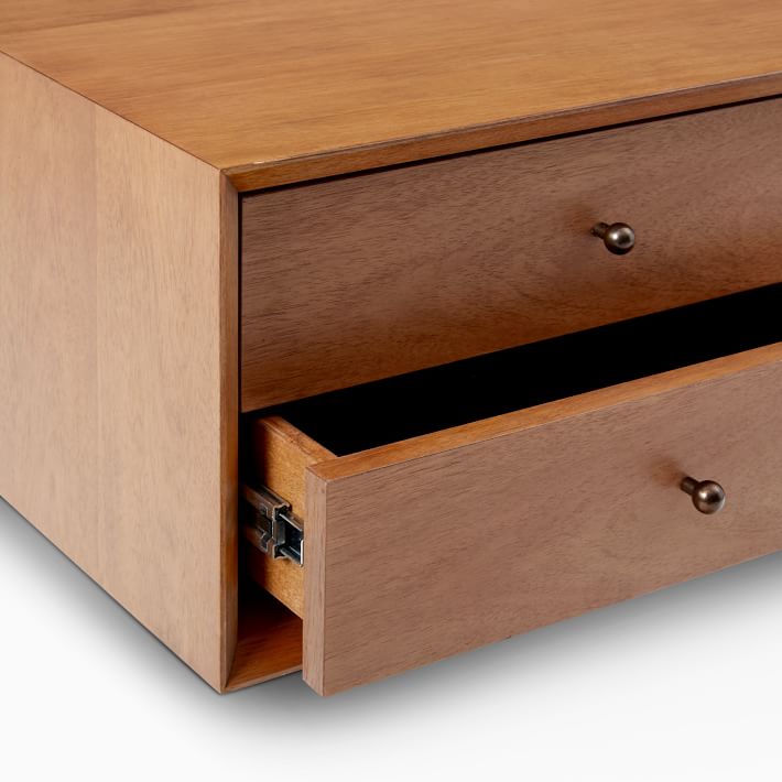 Mid Century Storage Wall Mounted Nightstand thumbnail 5