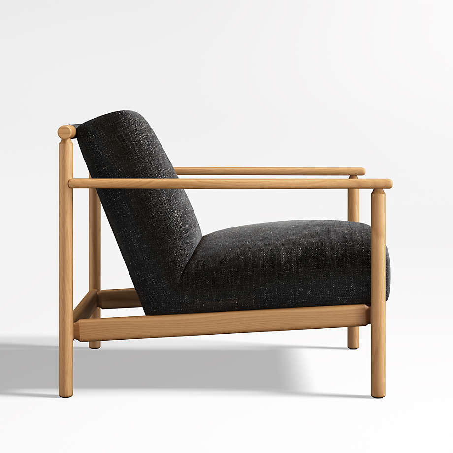 Ojai Upholstered Wood Frame Accent Chair thumbnail 3