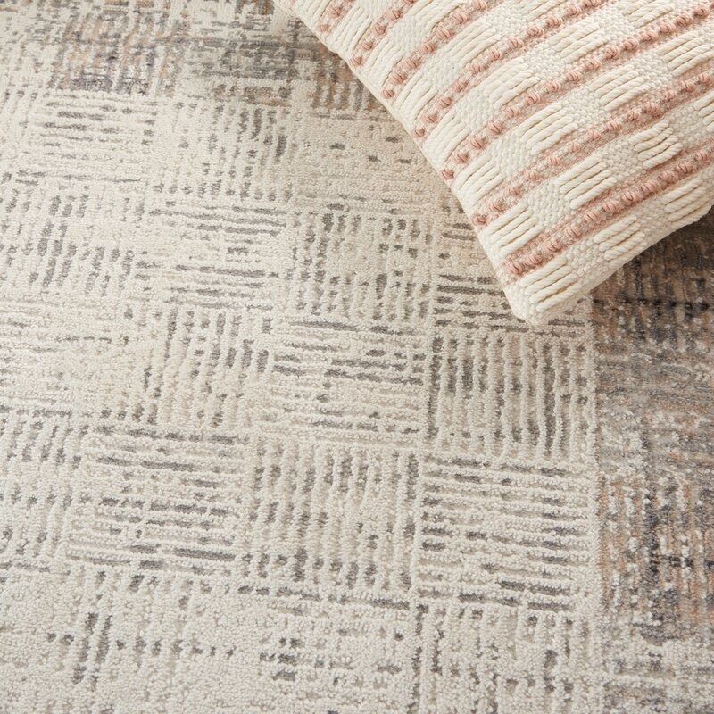 Alyse Geometric Gray/Ivory Area Rug-7'10''x9'10'' thumbnail 4