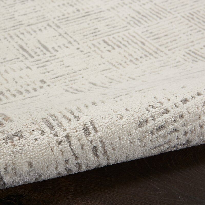 Alyse Geometric Gray/Ivory Area Rug-7'10''x9'10'' thumbnail 5