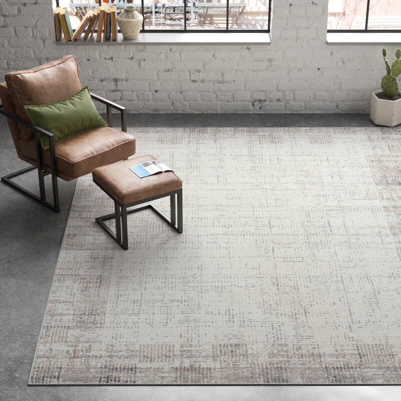 Alyse Geometric Gray/Ivory Area Rug-7'10''x9'10'' thumbnail 2