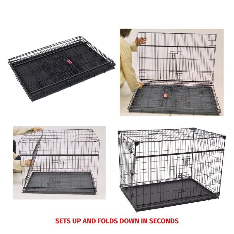 Seaforth Sliding Double Door Pet Crate thumbnail 5