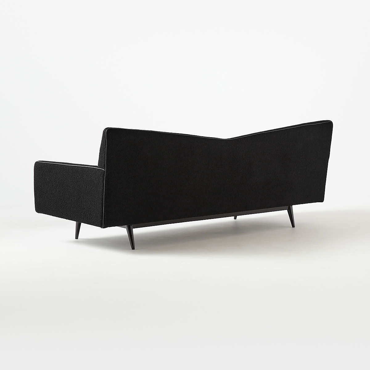 Bowtie Black Wool Sofa thumbnail 6