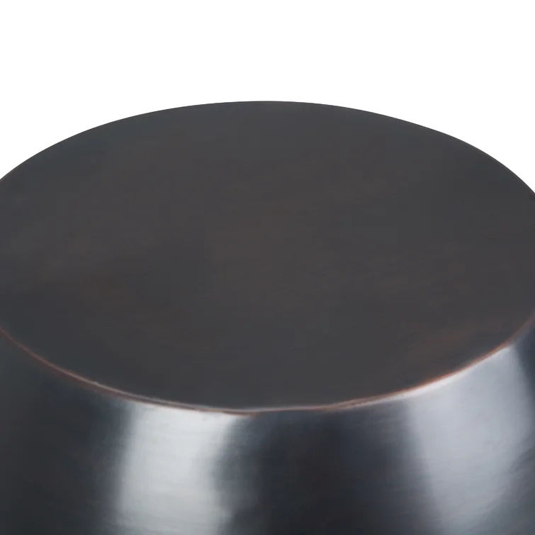 Midsomer Tall Iron Drum End Table thumbnail 4