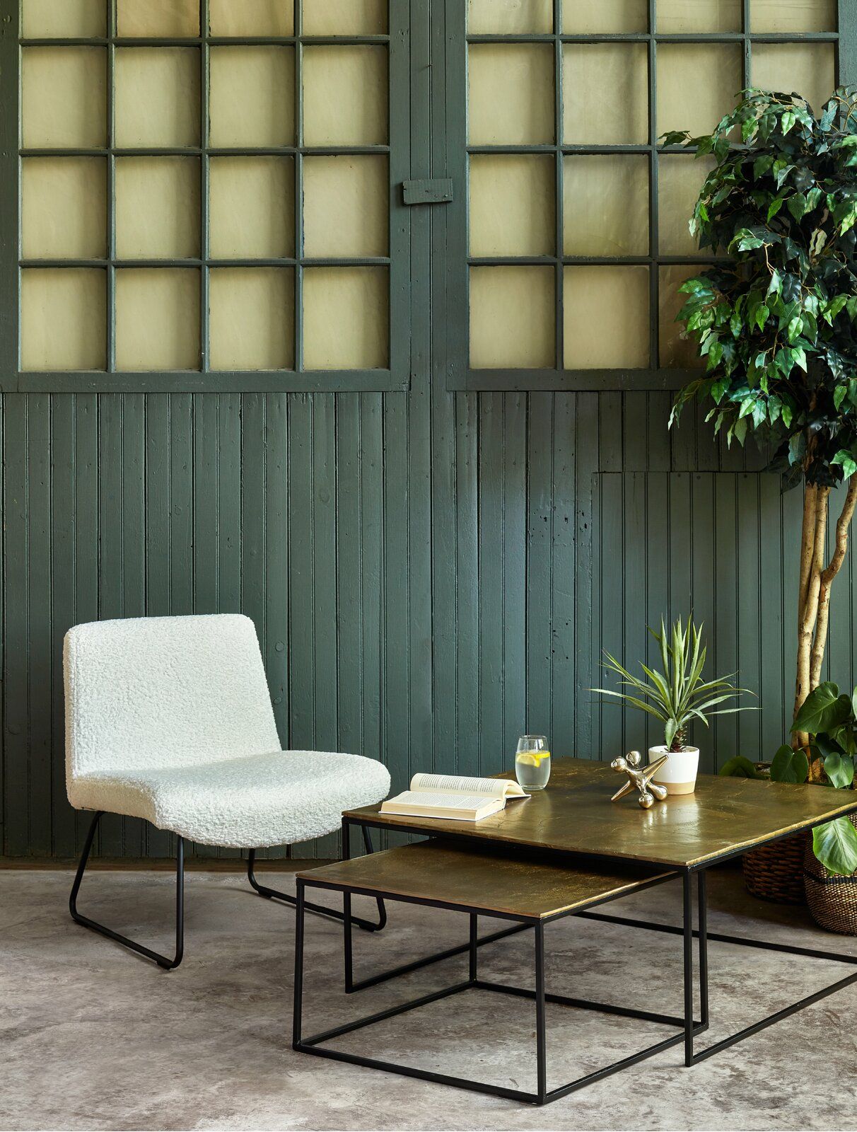 Weil Faux Leather Lounge Chair thumbnail 4