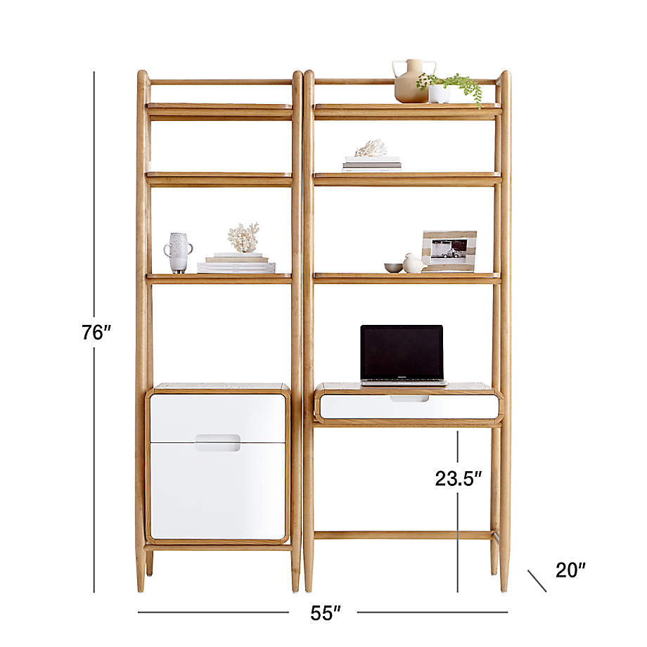 Helsing Bookcase And Desk Set thumbnail 3