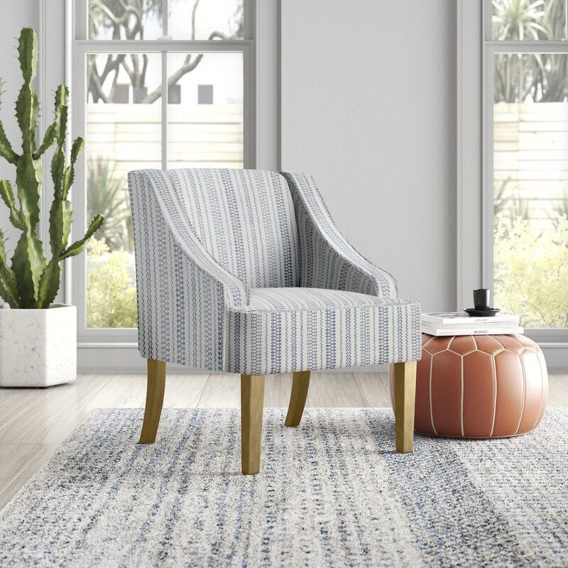 Adona Wide Cotton Side Chair thumbnail 5