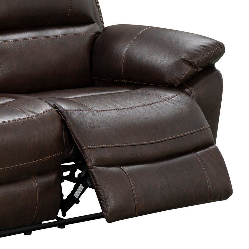 Igipa Genuine Leather Manual Standard Recliner thumbnail 6