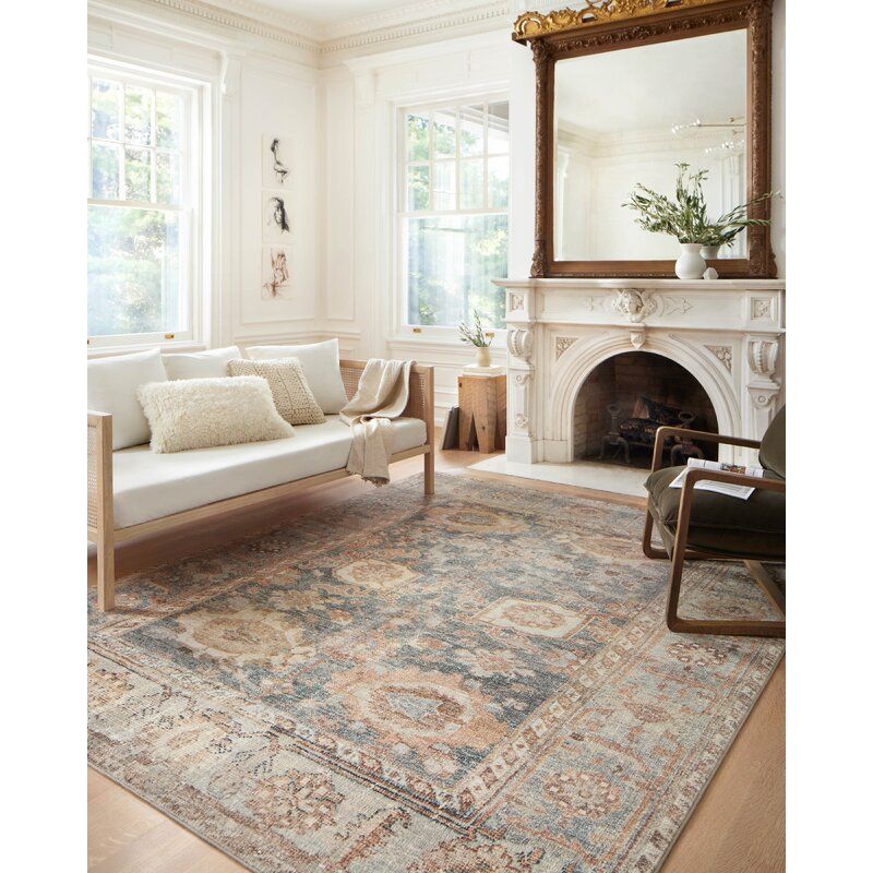 Margot Oriental Ocean Spice Area Rug-8'6"x11'6" thumbnail 2