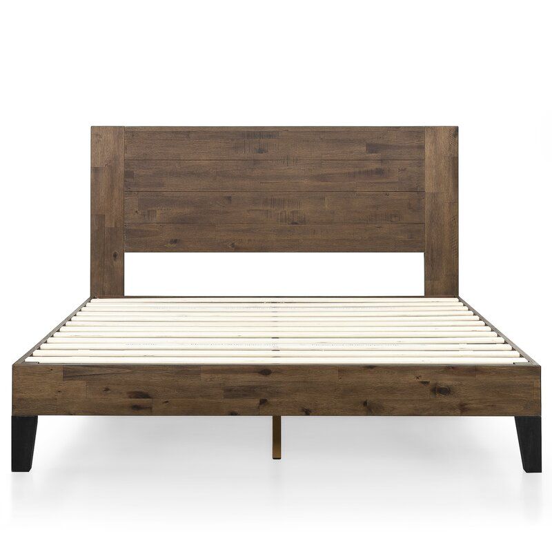 Kira Solid Wood Low Profile Platform Bed-Queen thumbnail 3
