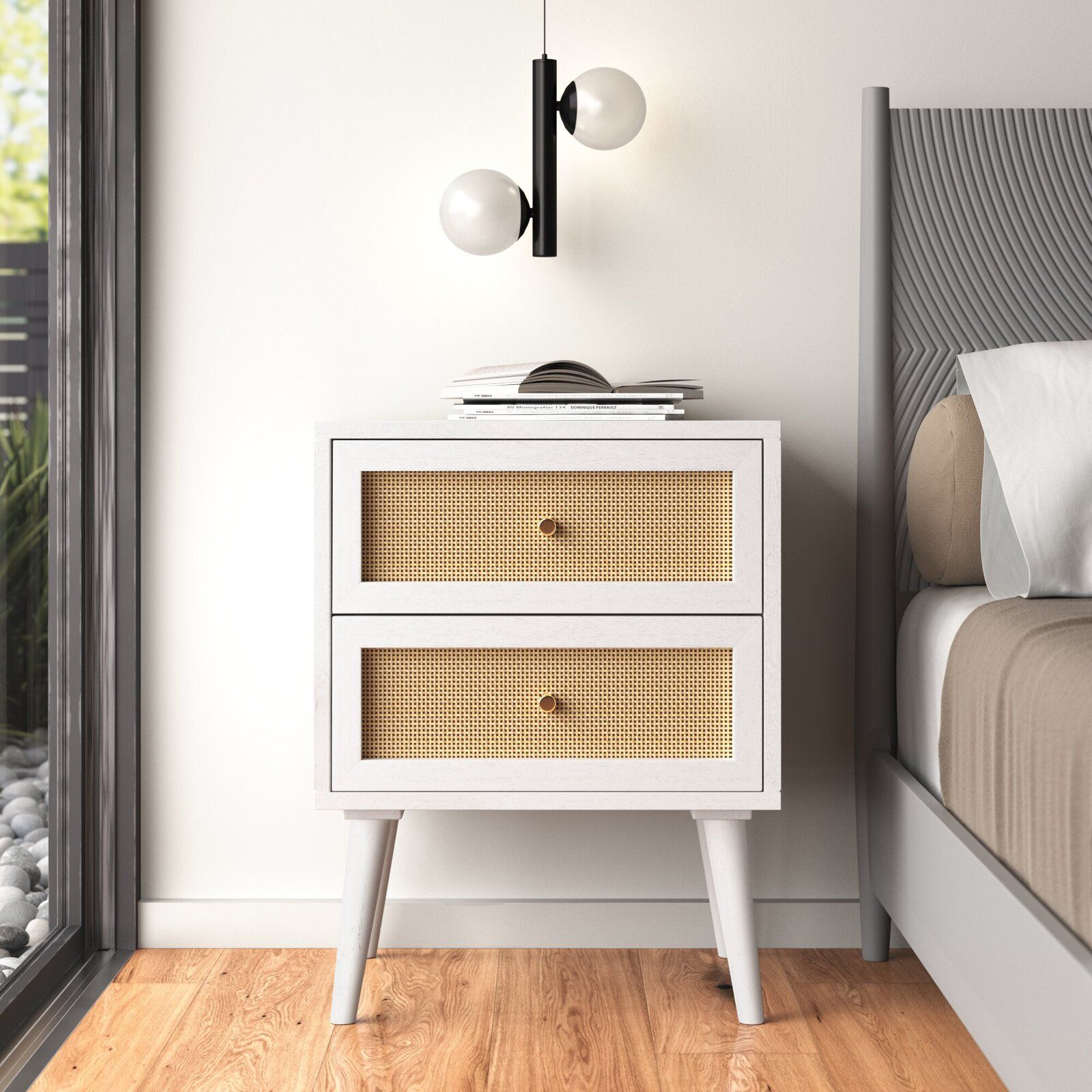 Bevill Tall 2-Drawer Nightstand thumbnail 7
