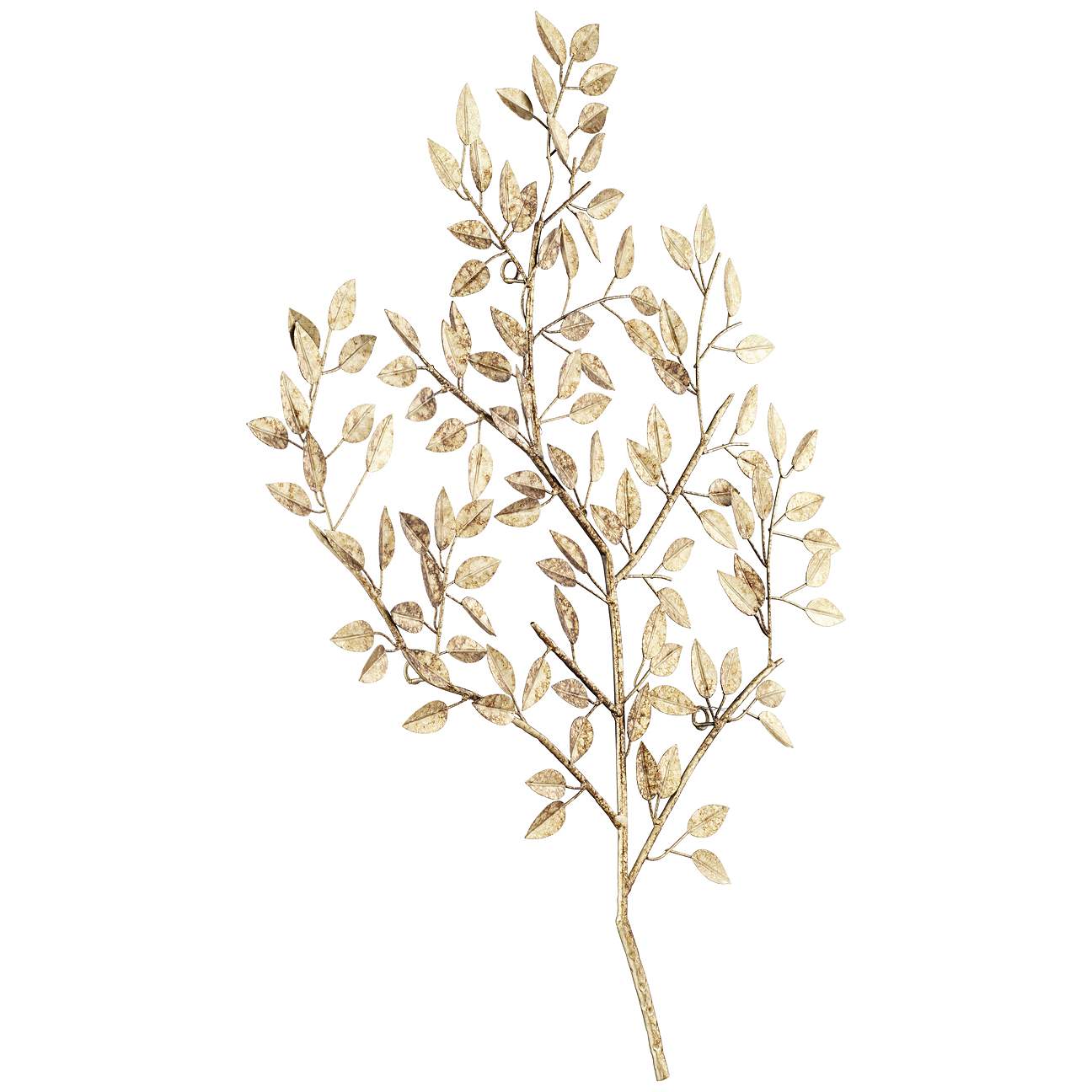 Dolma Gold Leaves Iron Wall Art thumbnail 3