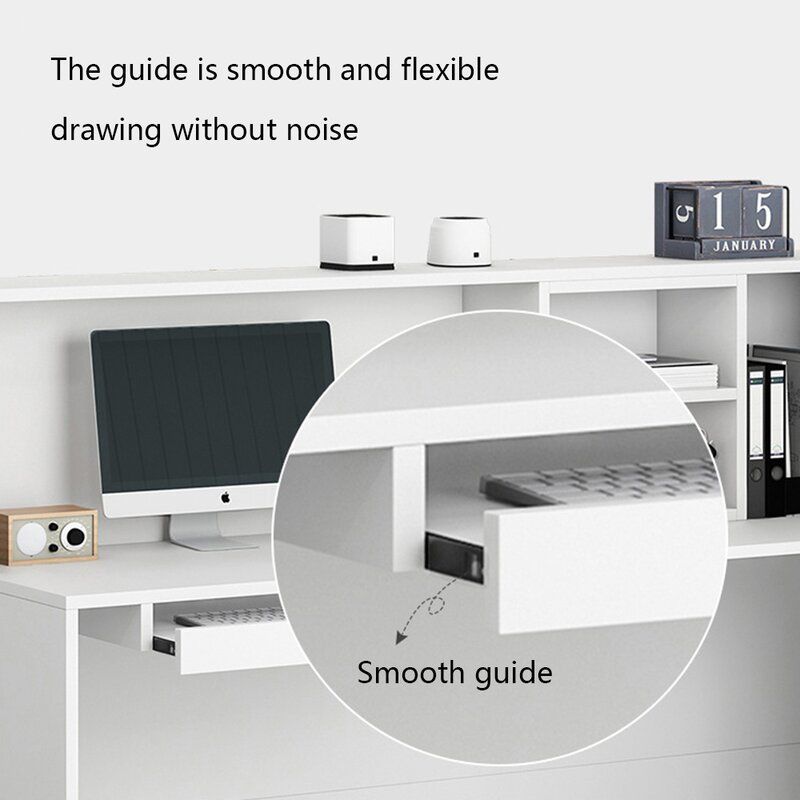Diggory 1 L-Shape Wood Reception Desk thumbnail 5