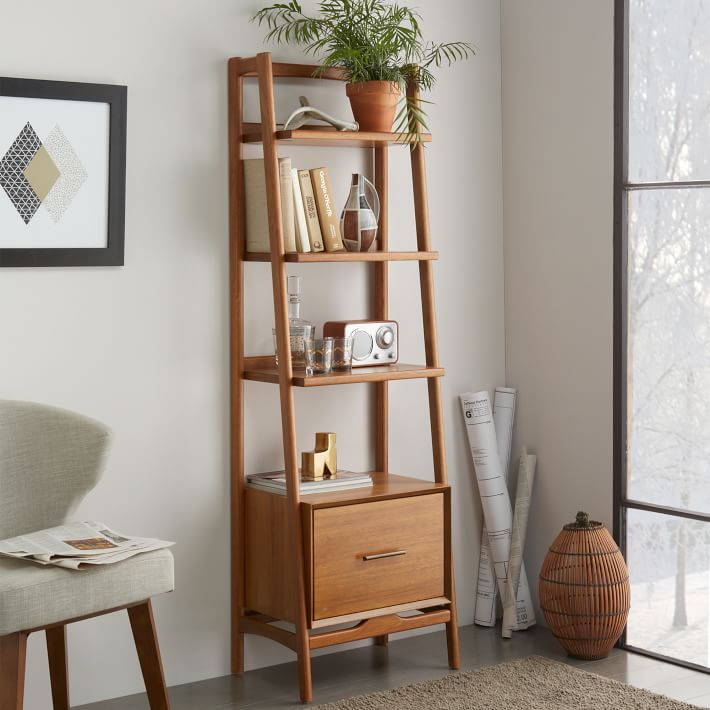 Mid Century Bookshelf Drawer  thumbnail 2