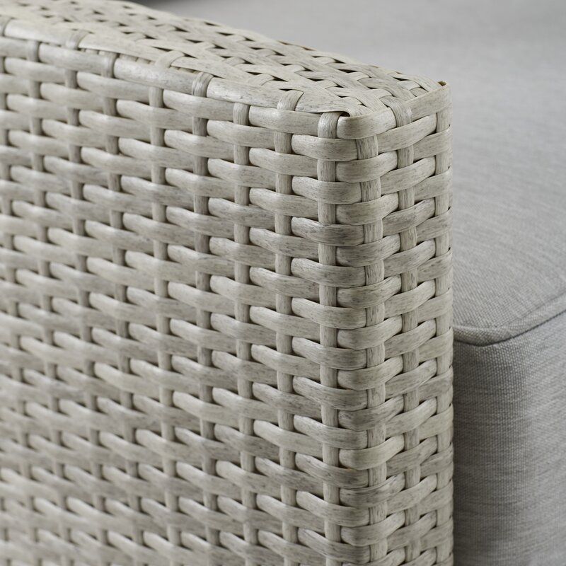 Caler Outdoor Patio Chair with Cushions Set of 2 thumbnail 5