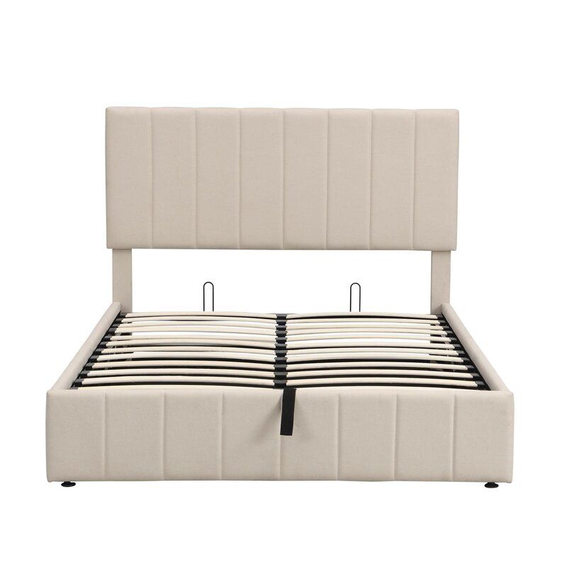 Elanora Full/Double Tufted Upholstered Storage Platform Bed thumbnail 3