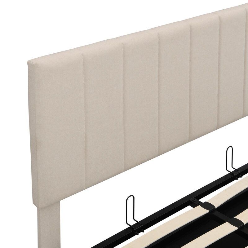 Elanora Full/Double Tufted Upholstered Storage Platform Bed thumbnail 4